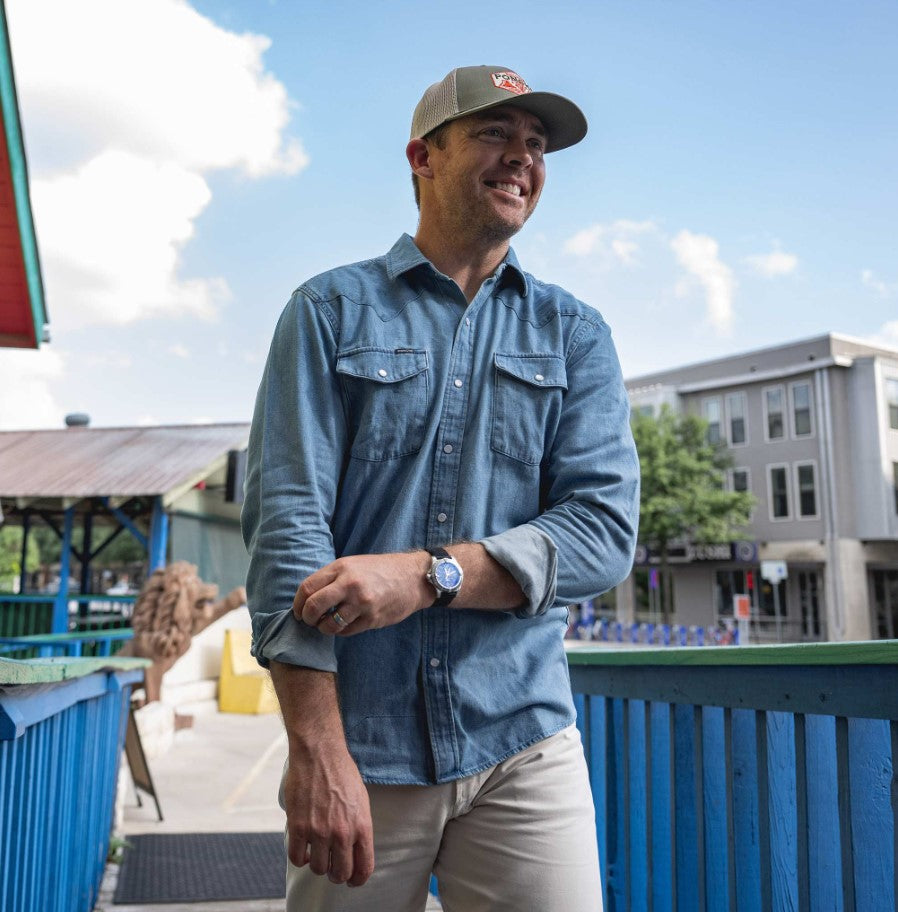 Poncho The Fort Davis Long Sleeve Shirt | Tailwaters Fly Fishing