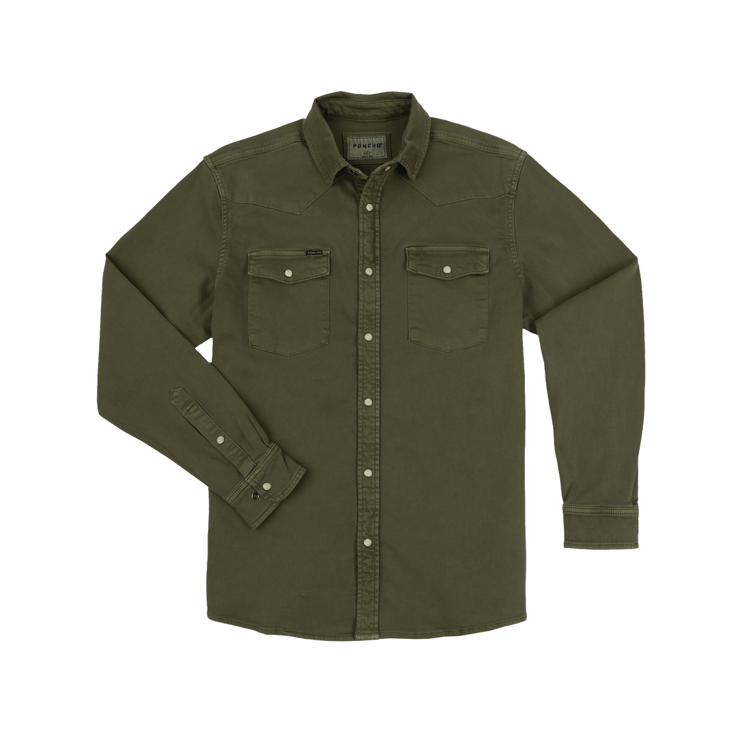 Poncho The Hidalgo Long Sleeve Shirt, front view