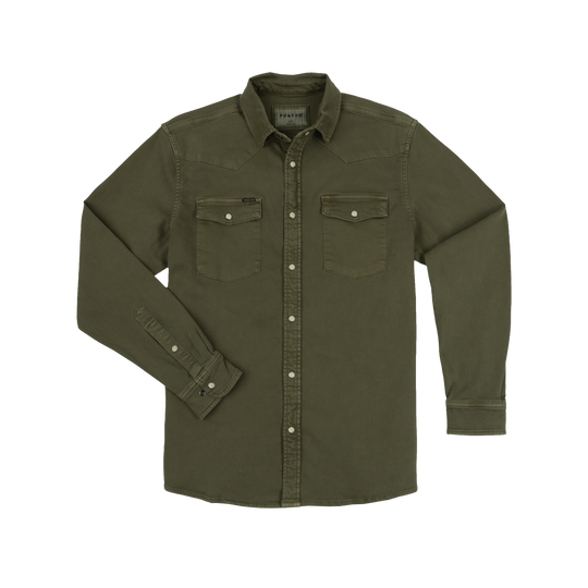 Poncho The Hidalgo Long Sleeve Shirt, front view