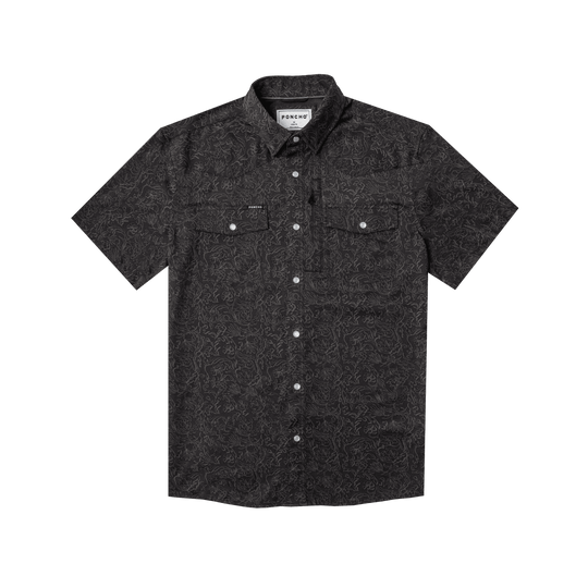 Poncho The John Coffee Short Sleeve Shirt | Tailwaters Fly Fishing