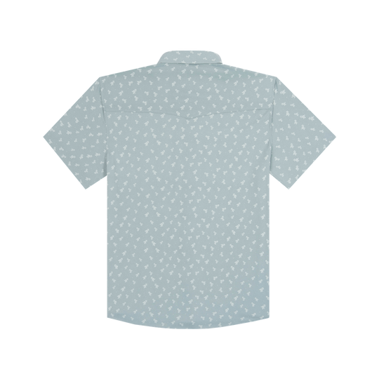 Poncho The Lupine Short Sleeve Shirt, back view