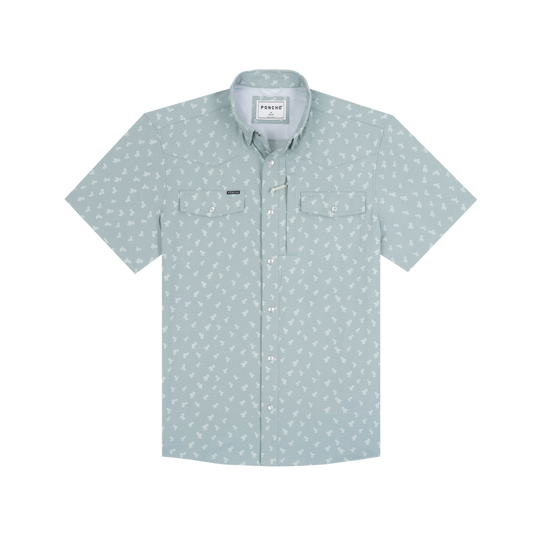 Poncho The Lupine Short Sleeve Shirt, front view