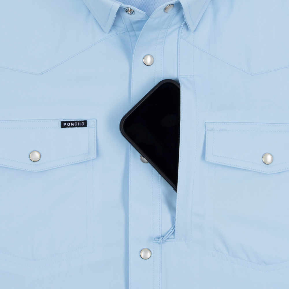 Poncho The Pedernales Short Sleeve Shirt, detail, view 2