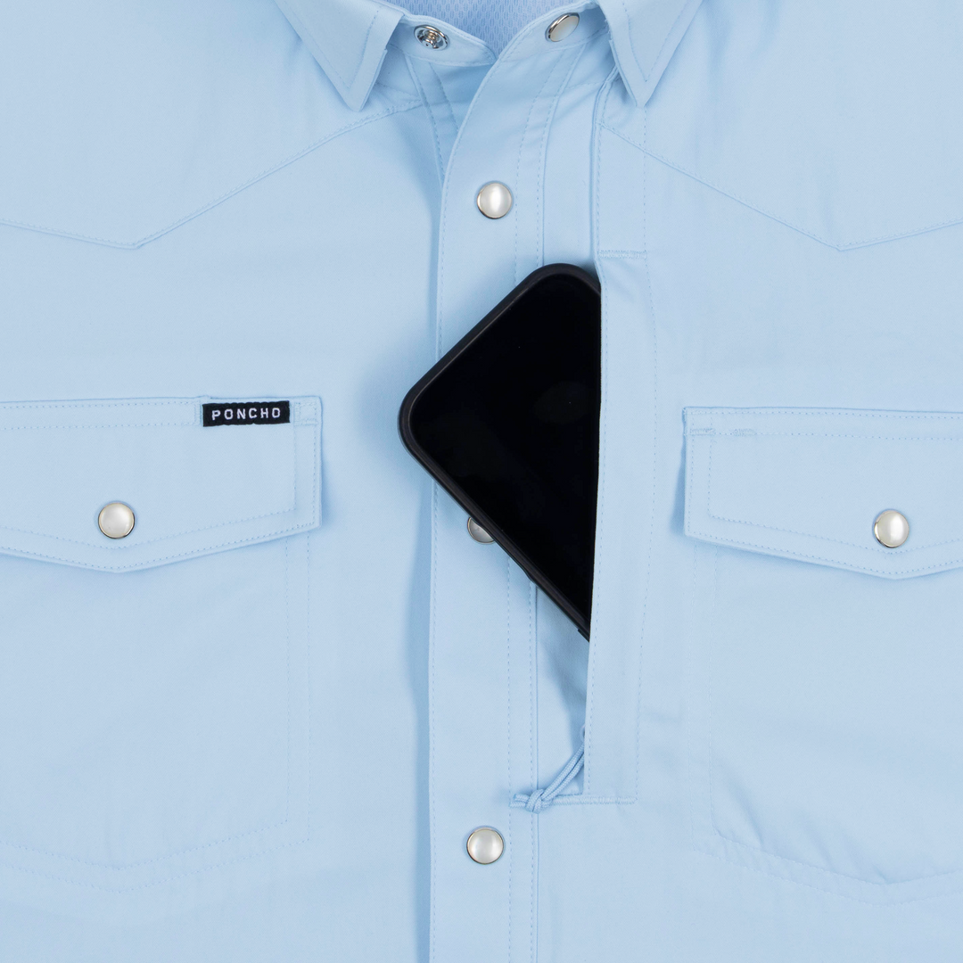 Poncho The Pedernales Short Sleeve Shirt, detail, view 2