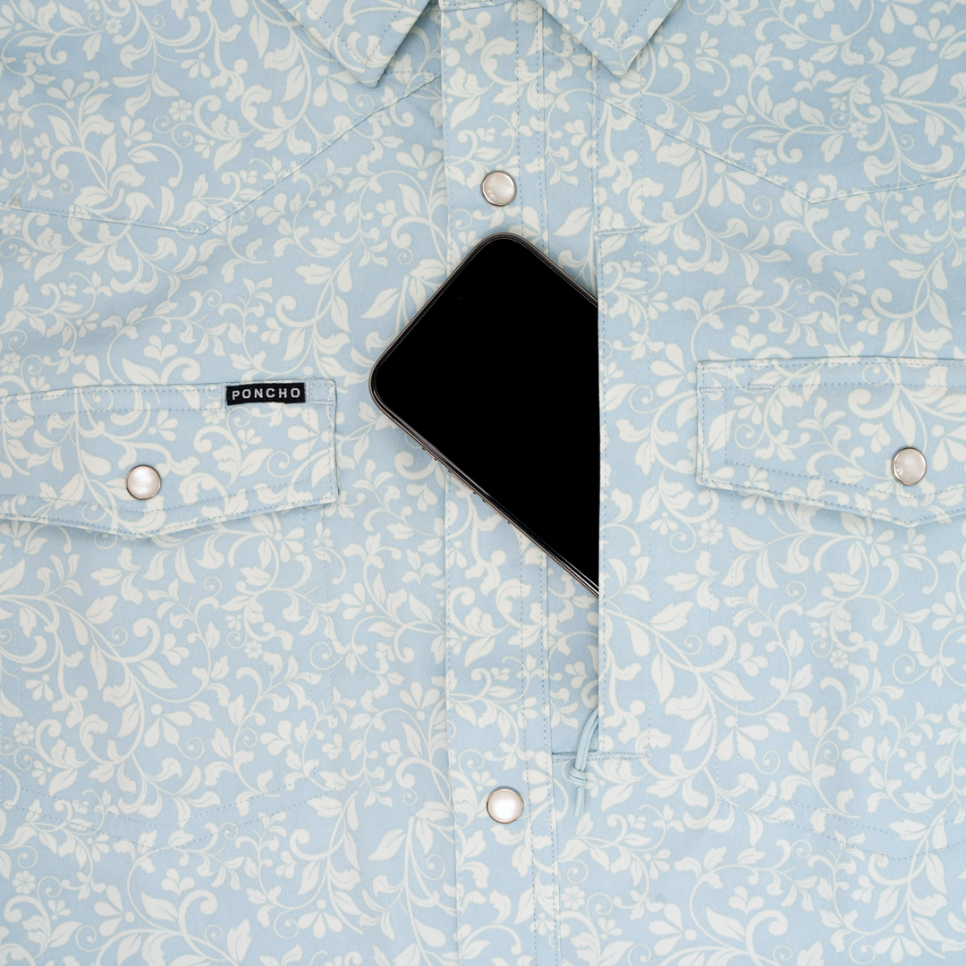 Poncho The Pinos Altos Short Sleeve Shirt, detail, view 3