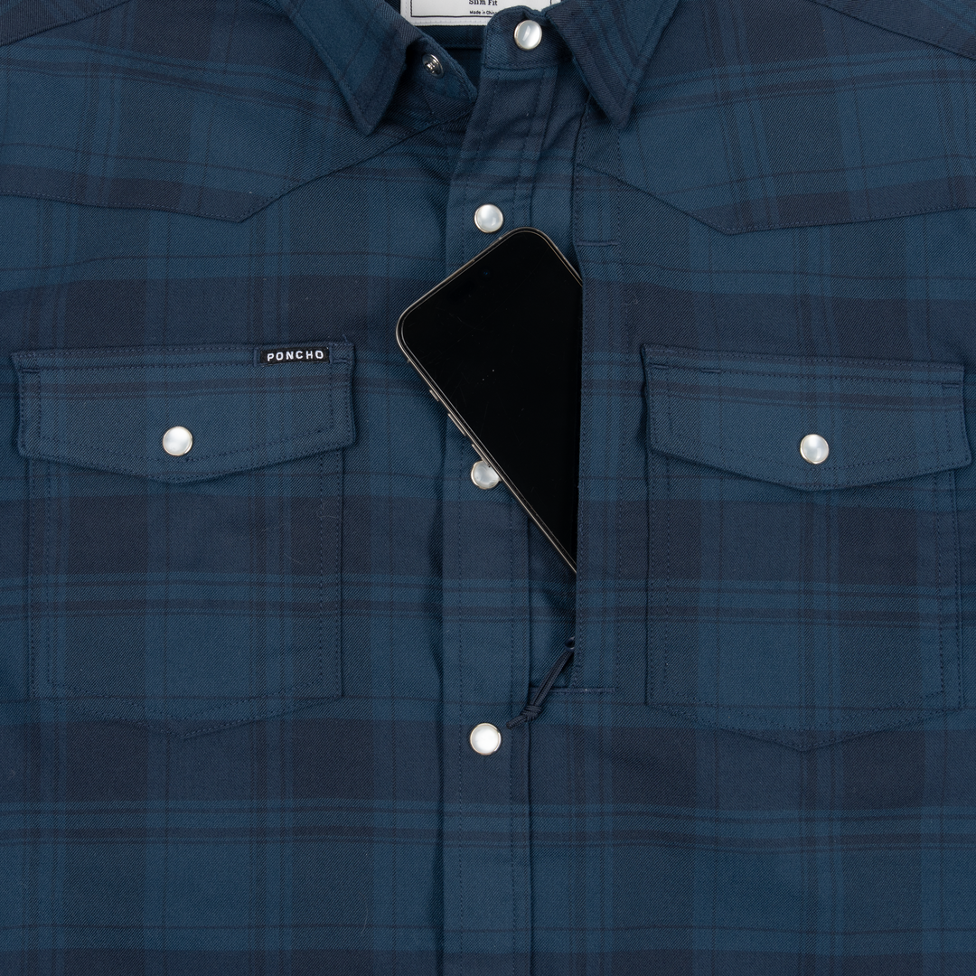 Poncho The Powder River Long Sleeve Shirt, detail, view 3