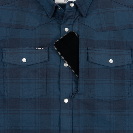 Poncho The Powder River Long Sleeve Shirt, detail, view 3