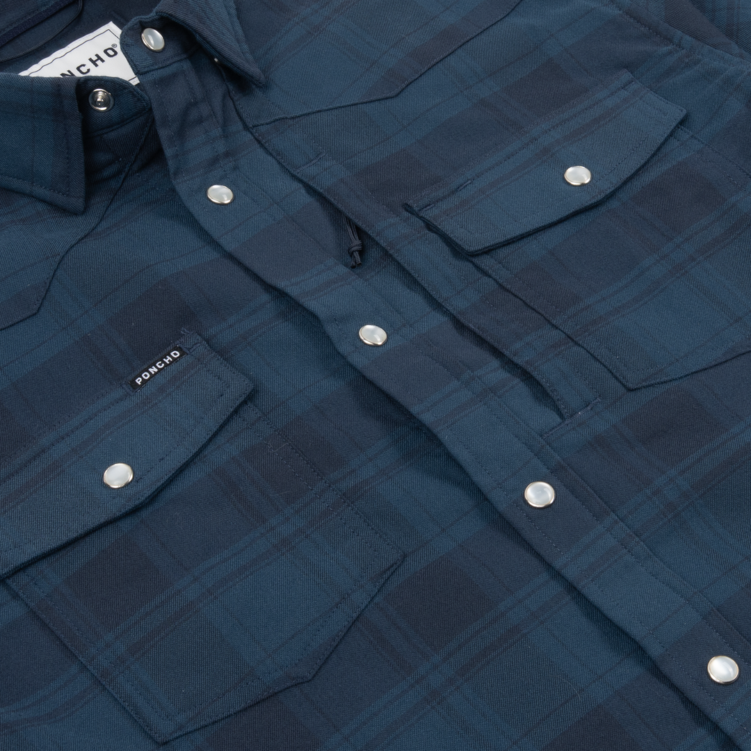Poncho The Powder River Long Sleeve Shirt, detail