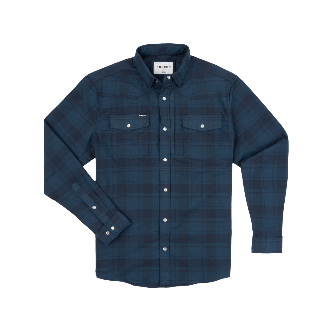 Poncho The Powder River Long Sleeve Shirt, front view