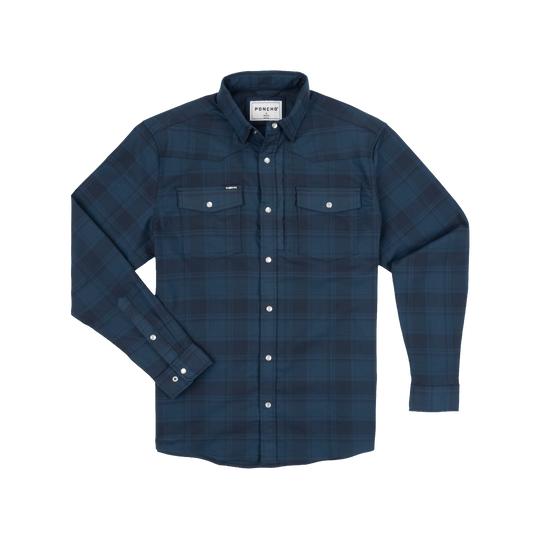 Poncho The Powder River Long Sleeve Shirt, front view