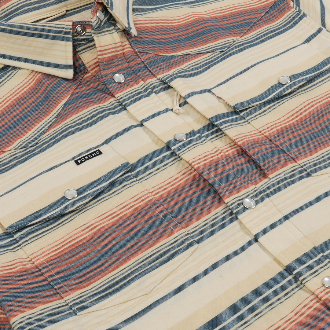 Poncho The Saddle Blanket Long Sleeve Shirt, detail