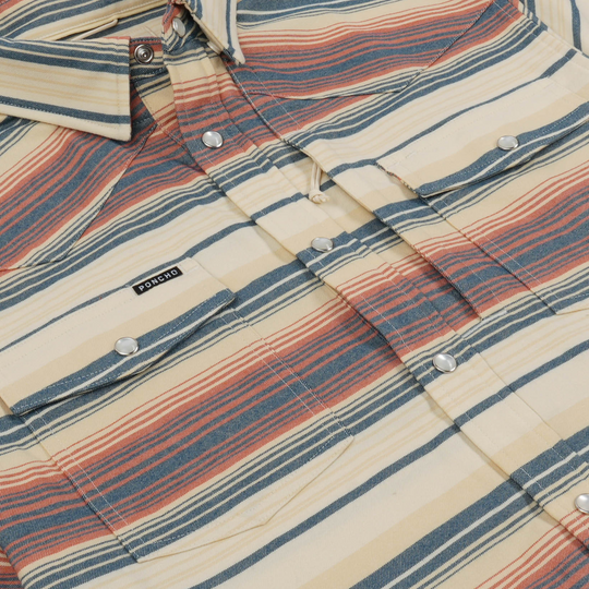 Poncho The Saddle Blanket Long Sleeve Shirt, detail