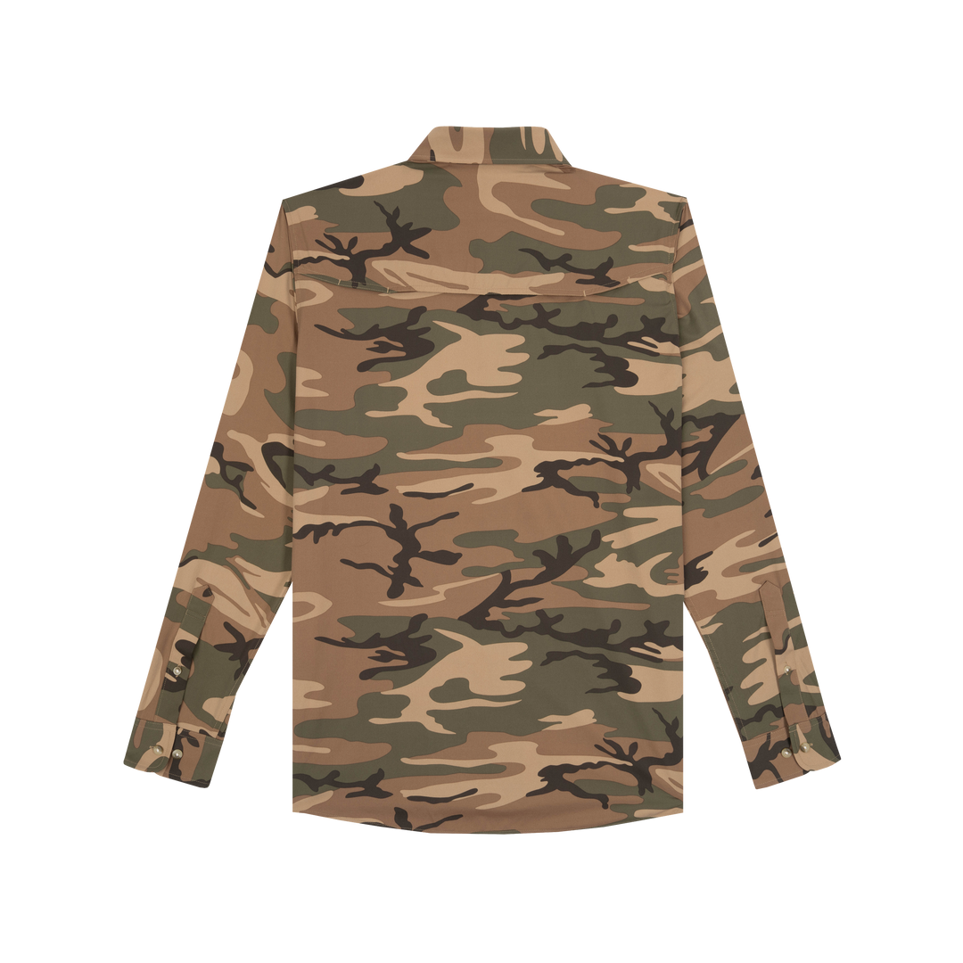 Poncho The San Juan Long Sleeve Shirt, back view