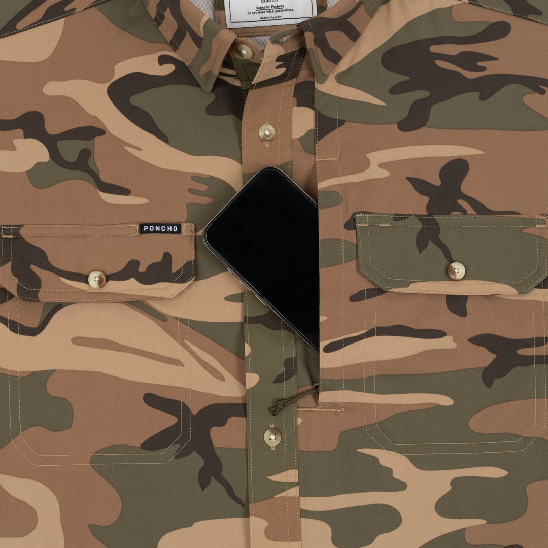 Poncho The Cordoba Short Sleeve Shirt, detail, view 3