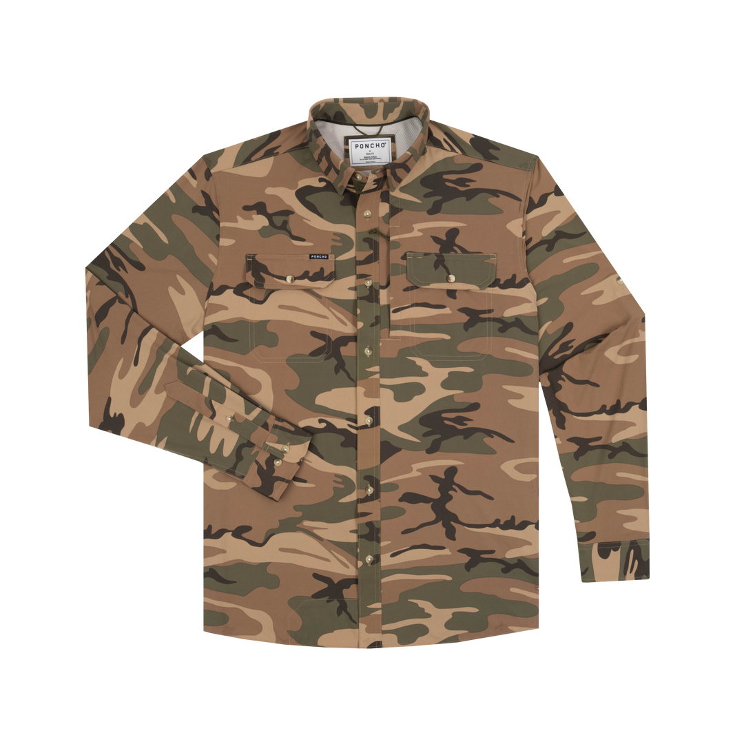 Poncho The San Juan Long Sleeve Shirt, front view