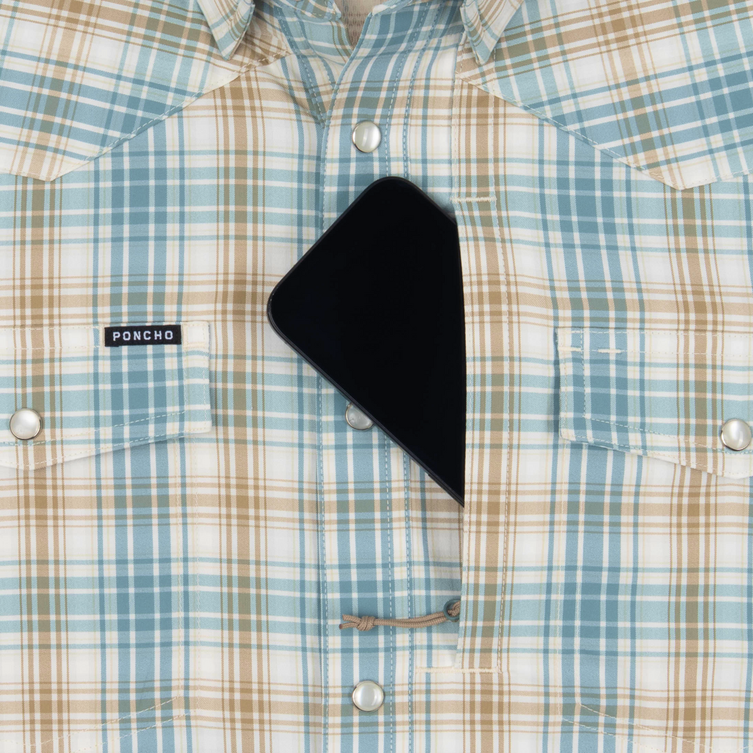 Poncho The Sandbar Short Sleeve Shirt, view 5