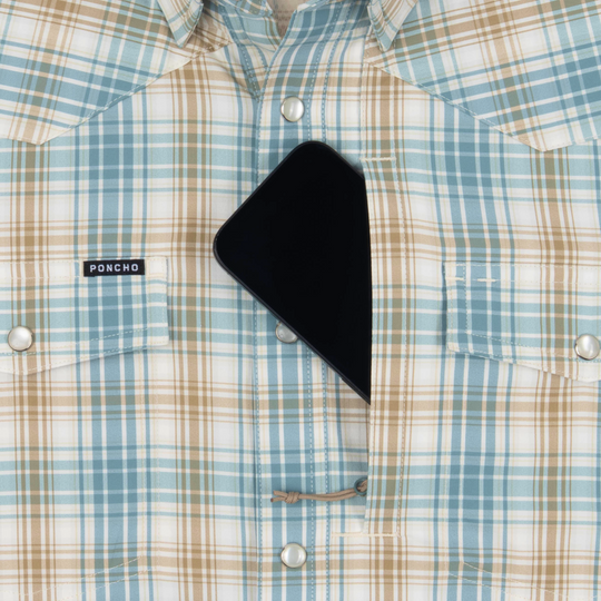 Poncho The Sandbar Short Sleeve Shirt, view 5