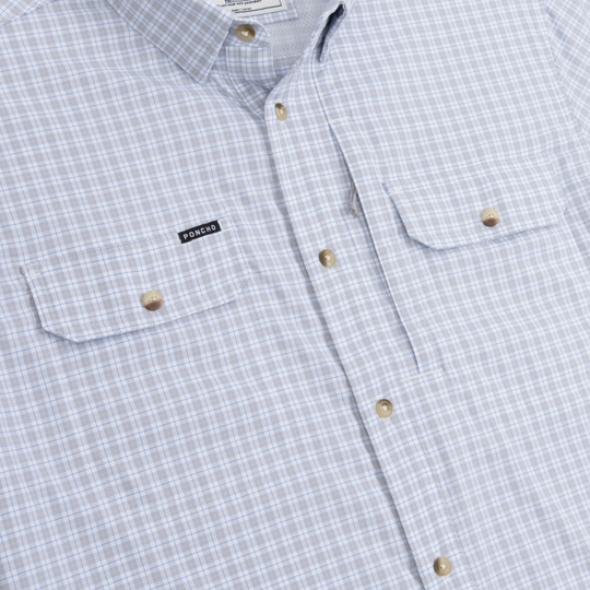 Poncho The Steelhead Long Sleeve Shirt, detail