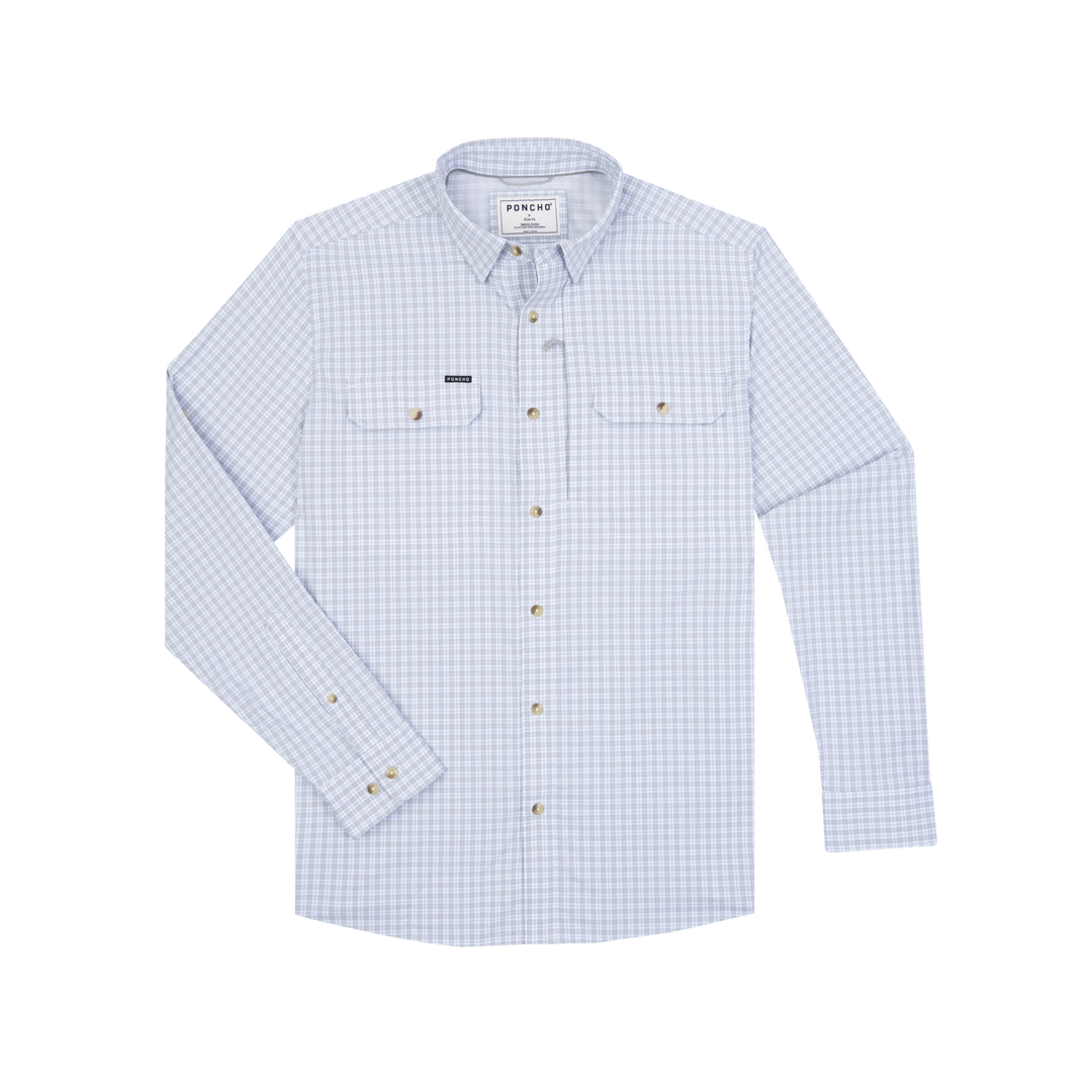 Poncho The Steelhead Long Sleeve Shirt, front view