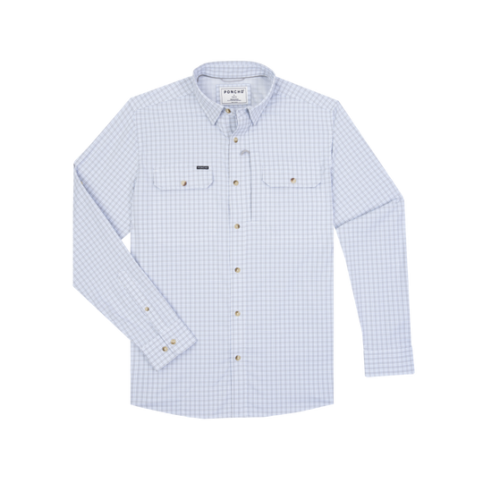 Poncho The Steelhead Long Sleeve Shirt, front view
