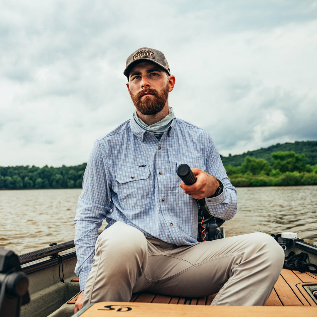 Poncho The Steelhead Long Sleeve Shirt, worn