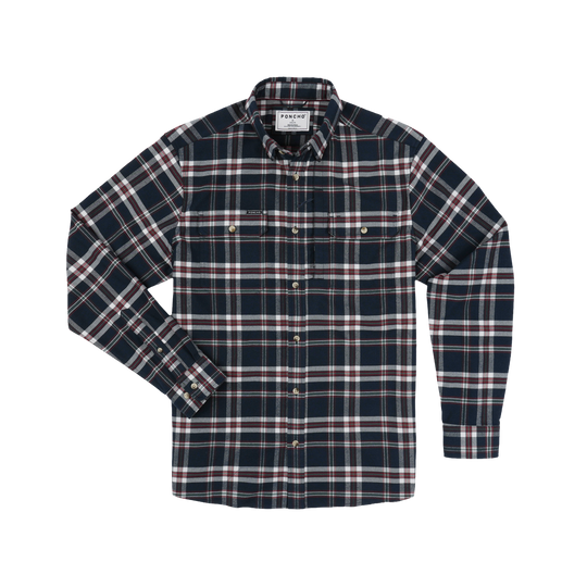 Poncho The Willamette Long Sleeve Shirt, front view