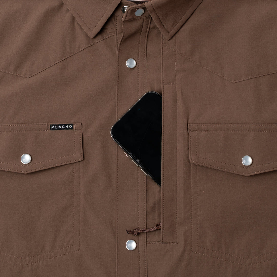 Poncho The Lewis Long Sleeve Shirt, back view