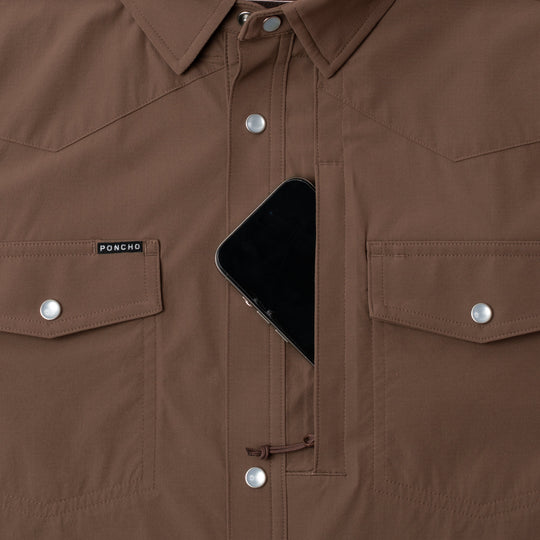 Poncho The Lewis Long Sleeve Shirt, back view