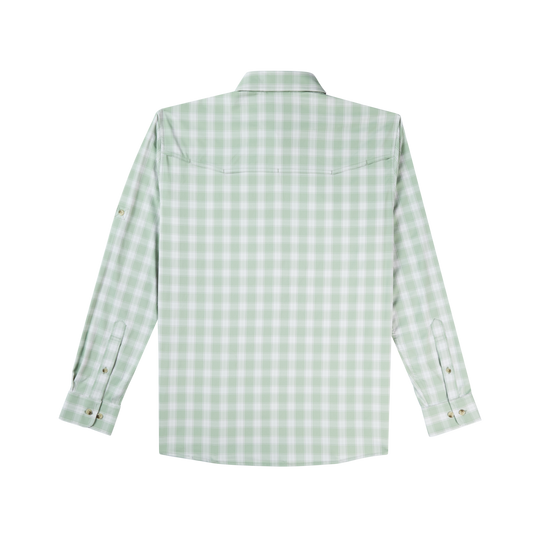 Poncho The Sapelo Long Sleeve Shirt, back view