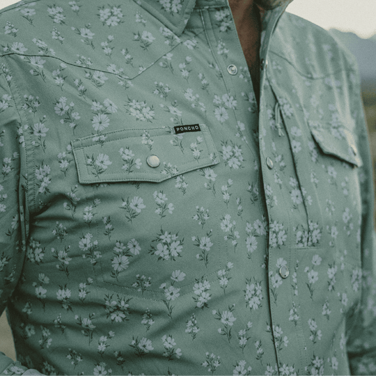 Poncho The Wild Bill Long Sleeve Shirt, view 7