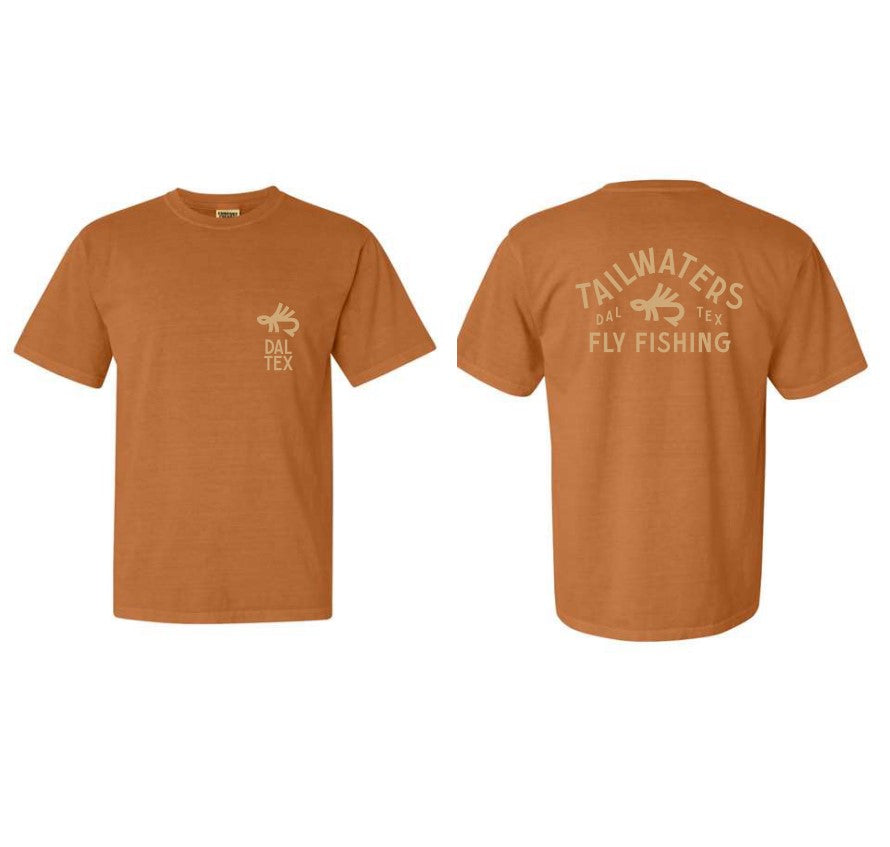 Tailwaters Fly Fishing Trout Fly Logo Short Sleeve Shirt