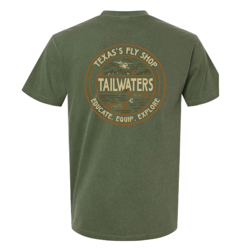 Tailwaters Fly Fishing Trouty Destination T-Shirt | Tailwaters Fly Fishing