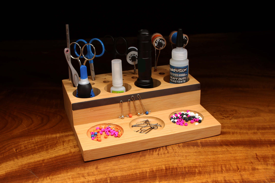 Hareline Wooden Tool Caddy | Tailwaters Fly Fishing