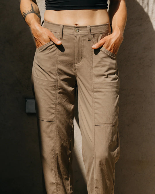 Free Fly Women's Topogrid Pant, Topogrid Pant, worn