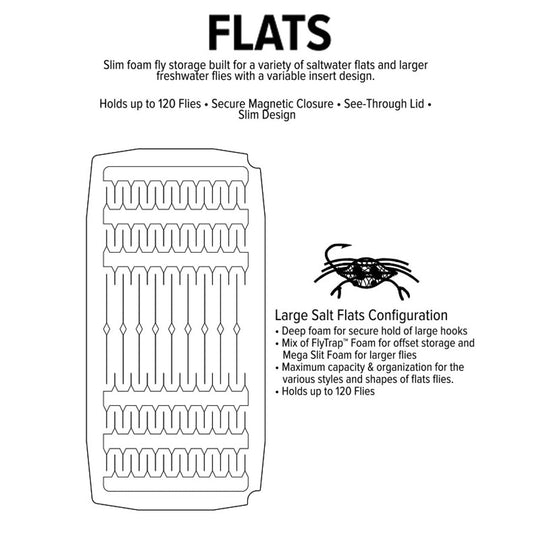 UPG Foam Salt Flats Fly Box | Tailwaters Fly Fishing