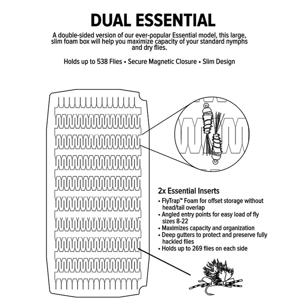 UPG Foam Essential Double Fly Box | Tailwaters Fly Fishing