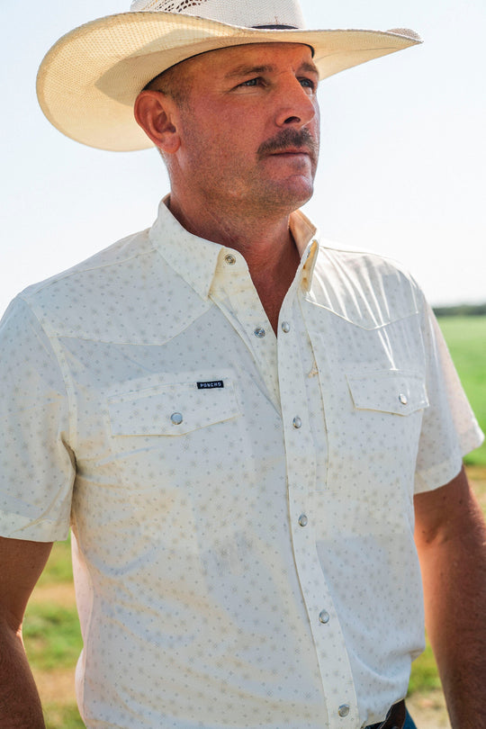 Poncho The Medicine Bow Short Sleeve Shirt, S Ranch, view 2