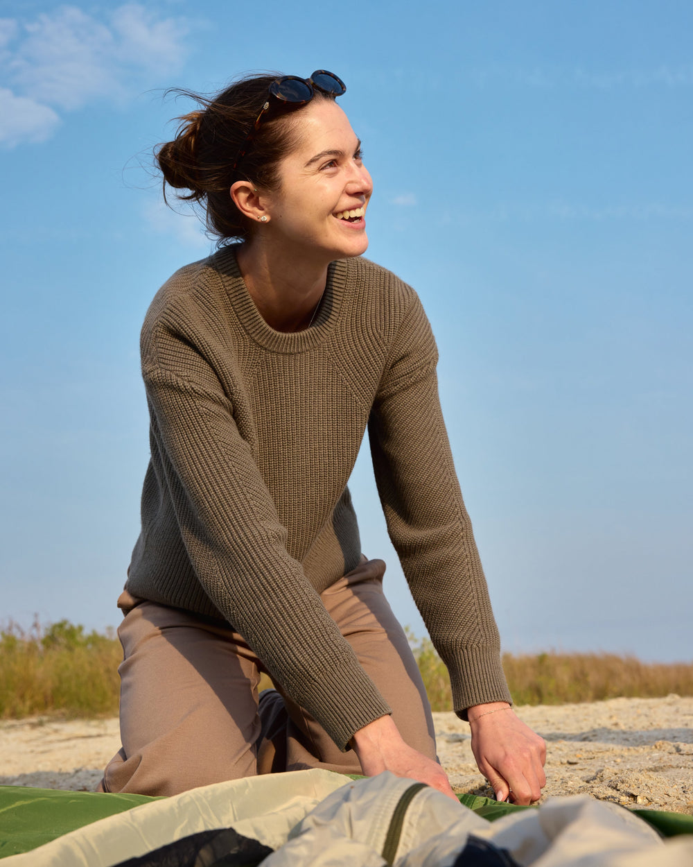 Free Fly Women's Coastloom Crew Sweater, view 2