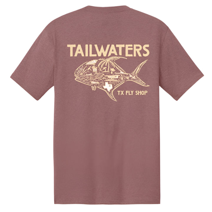 Tailwaters Fly Fishing Worldwide Permit T-Shirt | Tailwaters Fly Fishing