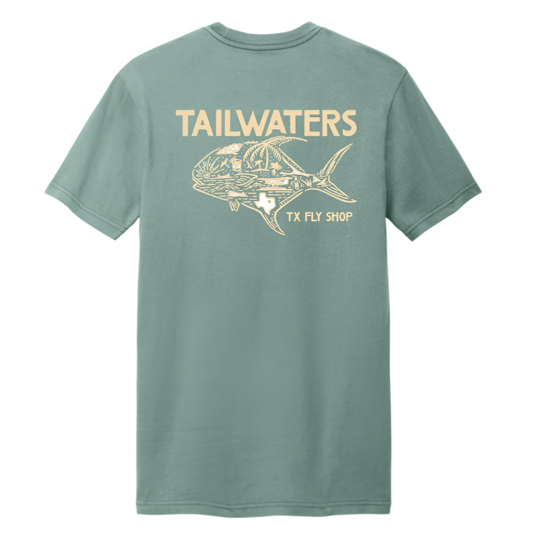 Tailwaters Fly Fishing Worldwide Permit T-Shirt | Tailwaters Fly Fishing