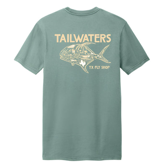 Tailwaters Fly Fishing Worldwide Permit T-Shirt | Tailwaters Fly Fishing