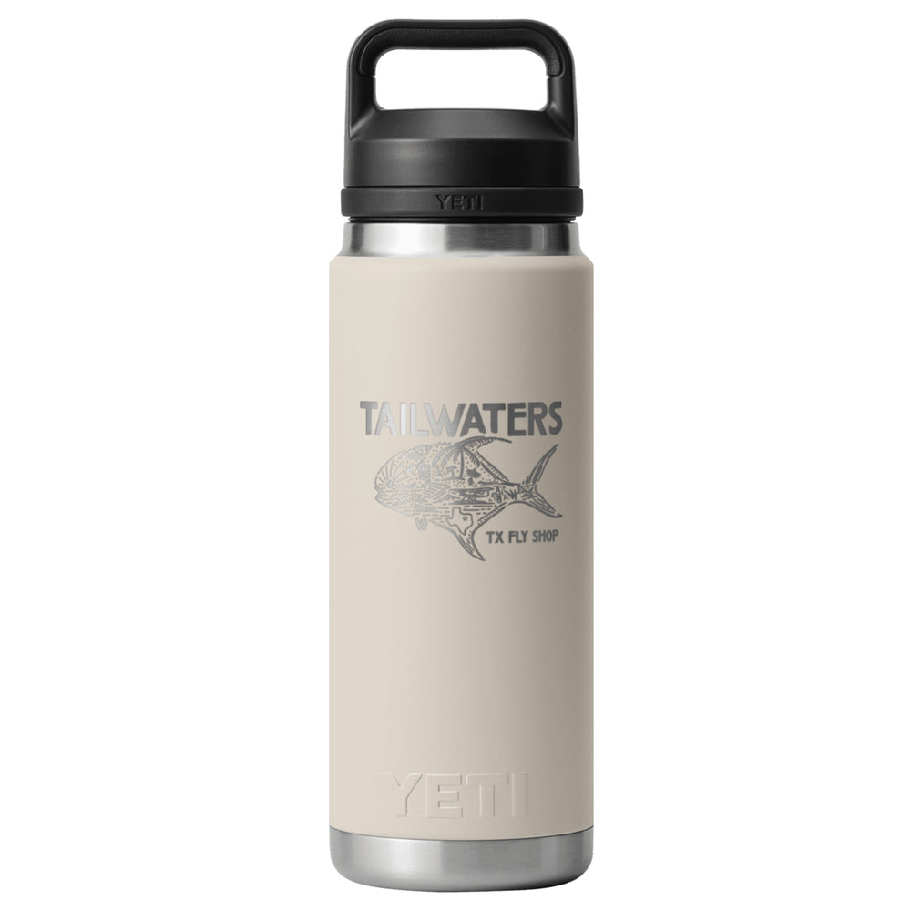 Yeti Rambler 26 oz Bottle Chug  - Cape Taupe Worldwide Permit | Tailwaters Fly Fishing