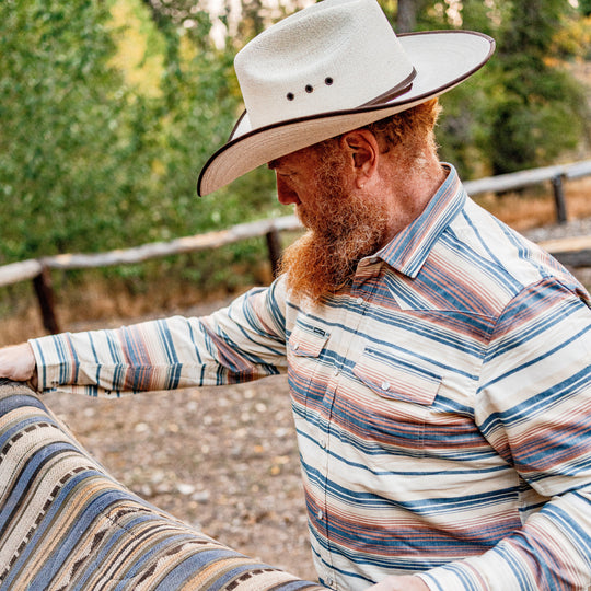Poncho The Saddle Blanket Long Sleeve Shirt, view 5