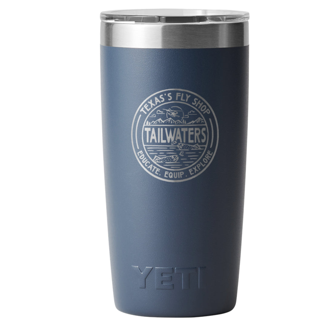 Yeti Rambler 10 oz Tumbler - Trouty Destination Logo | Tailwaters Fly Fishing