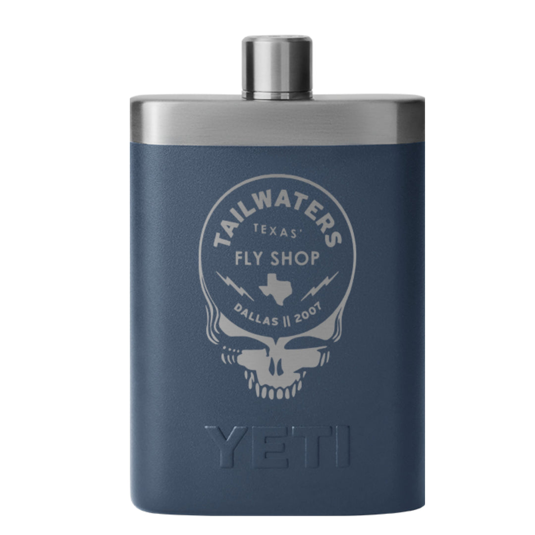 Yeti Flask - Stealy Logo | Tailwaters Fly Fishing