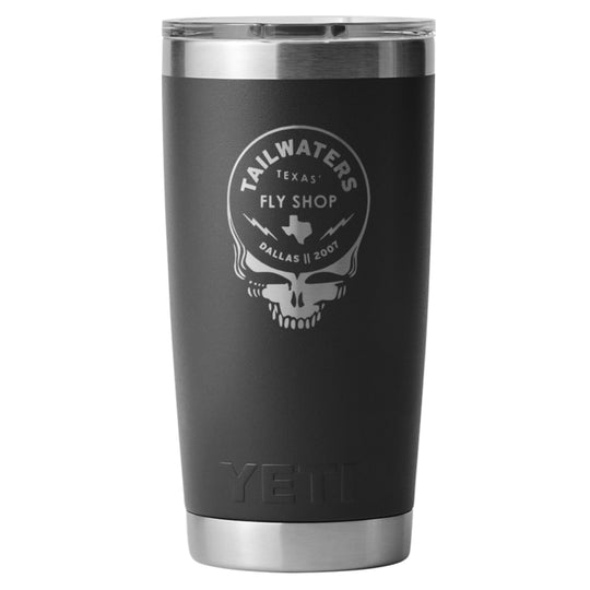 Yeti Rambler 20 oz Tumbler - Stealy Logo | Tailwaters Fly Fishing