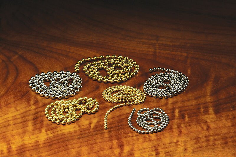 Hareline Bead Chain Eyes Medium | Tailwaters Fly Fishing