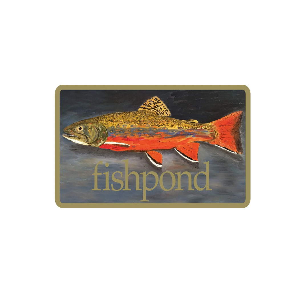 Fishpond Brookie Sticker | Tailwaters Fly Fishing