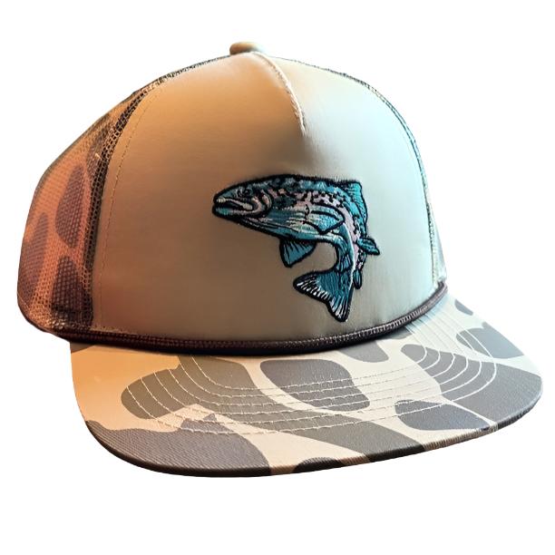 Burlebo Youth Cap - Retro Camo Trout | Tailwaters Fly Fishing