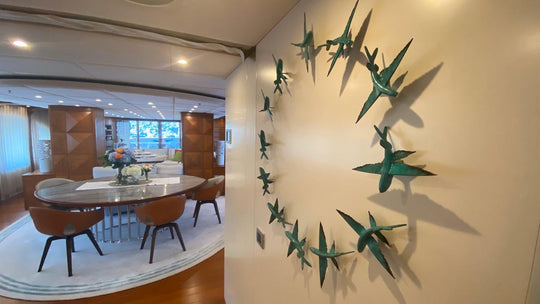 Chris Bladen Flying Fish Mandala Bronze Sculpture | Tailwaters Fly Fishing